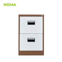 2-Schubladen-Aktenschrank aus Stahl