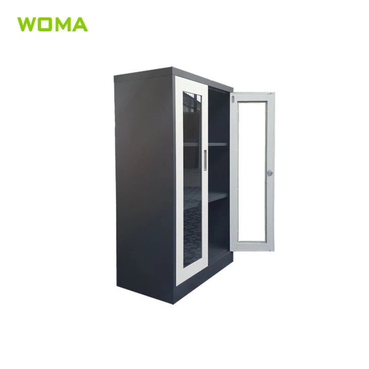 Glass Door Small Steel File Cabinet